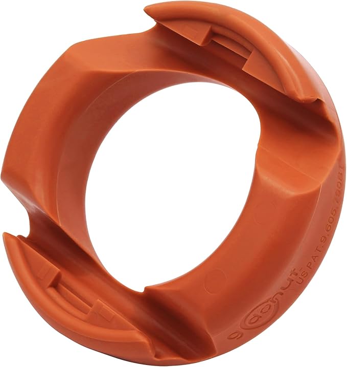 GoDonut – Phone Stand Original – Cell Phone Holder + Tablet Stand Desk Organizer – Compatible with Tablet, iPhone 17 16 15 14 Pro Max, Android & Most Smartphones - Orange