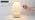 11" Small Table Lamp – Handmade Round Ceramic Cream Base with Off-White Fabric Shade, Dimmable Plug-in Nightstand or Accent Light – Organic Boho Japandi Decor for Bedroom or Small Spaces - Image 7