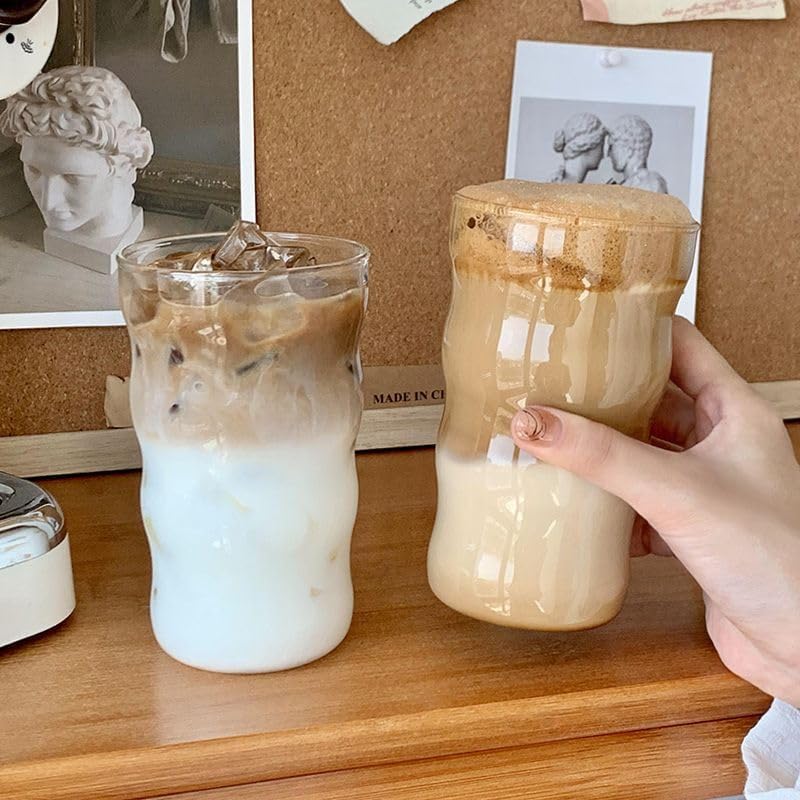 1pcs Bear-Shaped Glass Drinking Jar, Ice Cold Beverage Container, Clear (yrtall) - Image 4