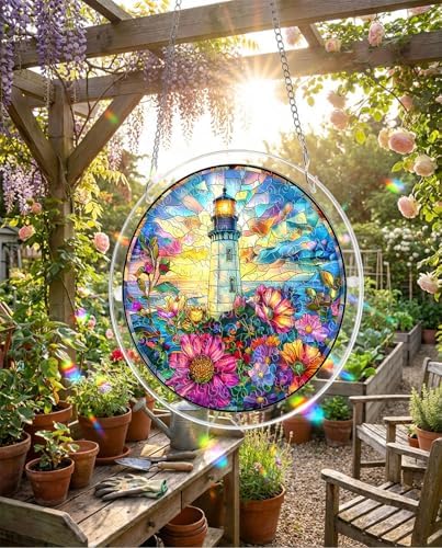 Acrylic Jigsaw Puzzle Suncatcher - Coastal Lighthouse - Image 4