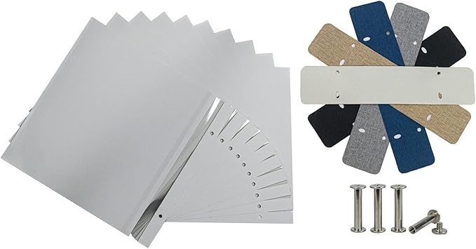 Photo Album Refill Pages for Self Adhesive Scrapbook 13.2x12.8 20 Pages