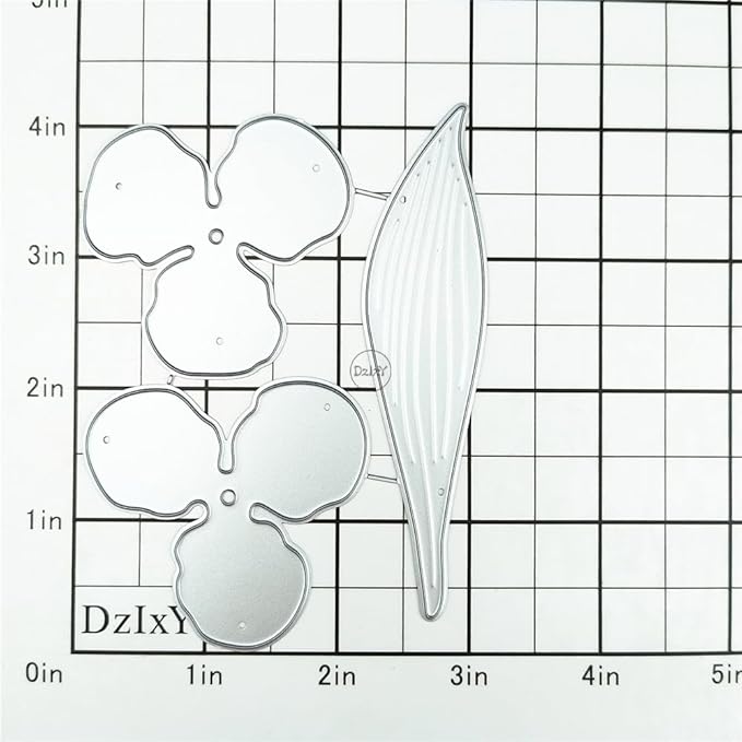 DzIxY Patchwork Tulips Flowers Leaves Metal Cutting Dies for Card Making Kit Embossing Paper Die Cuts Set Scrapbook Stencils Supplies Machine Templates