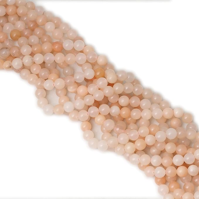 45PCS 8mm Natural Pink Aventurine Gemstone Round Loose Beads Stone Beads for Jewelry Making DIY Findings 1 Strand 15"
