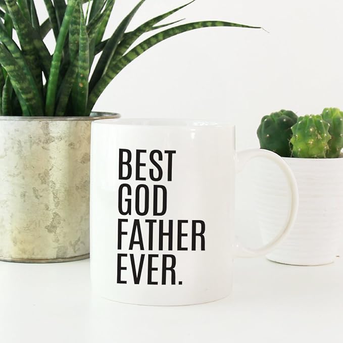 Andaz Press 11oz. Coffee Mug Birthday Gift, Best Godfather Ever, 1-Pack