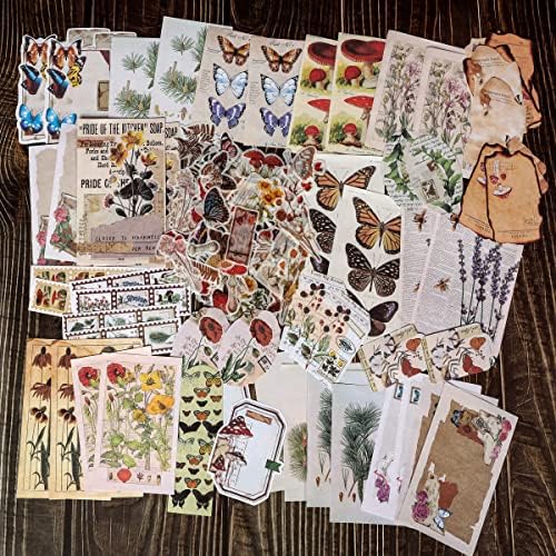 EWPJDK 200 PCS Vintage Scrapbook Supplies for Junk Journal - Image 6