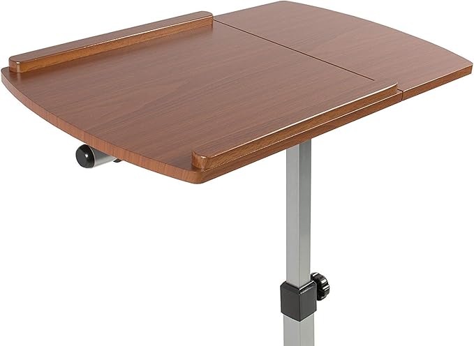 MEDA |Angle & Height Adjustable Rolling Laptop Desk Cart Over Bed Hospital Table Stand