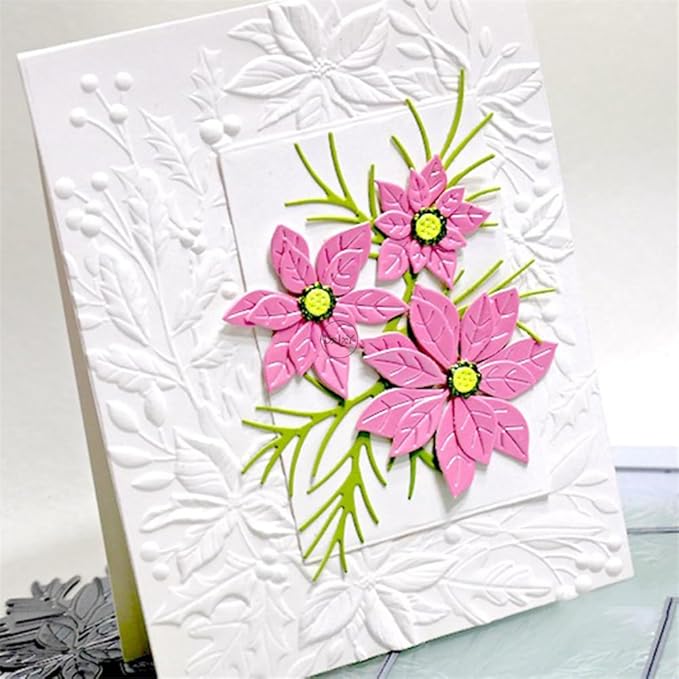 DzIxY Patchwork Stamens Flowers Metal Cutting Dies for Card Making Kit Embossing Paper Die Cuts Set Scrapbook Stencils Supplies Machine Templates
