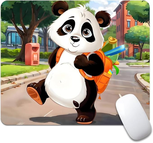 Panda Texture Mouse pad, Square Waterproof and Anti Slip Mouse pad for Office laptops