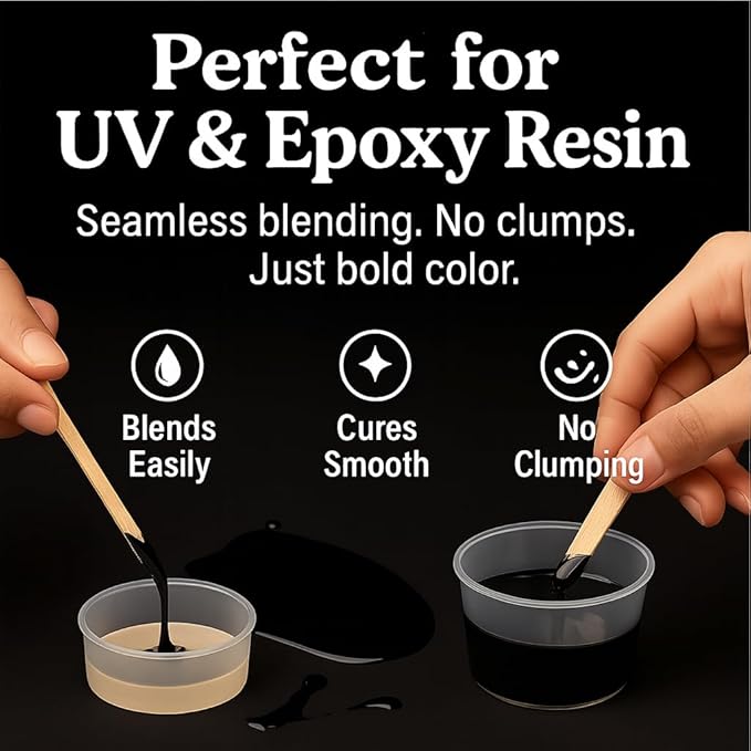 BALTIC DAY Black Abyss Epoxy Resin Pigment Paste XL (191g/6.7oz) – Opaque Epoxy Dye & High Concentration Coloring Paste, Mica Powder Alternative for Resin Art, Jewelry, Tumblers, River Tables & Crafts