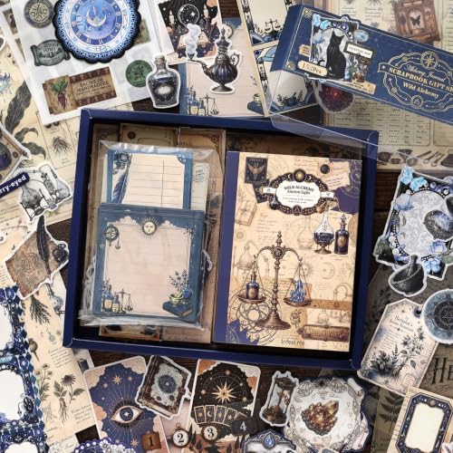 Scrapbooking Supplies Kit,Vintage Junk Journal Kit for Scrapbook Supplies by Lciyioc