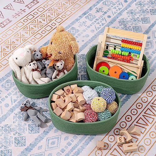 CubesLand Cube Shelf Closet Storage Rope Cotton Baskets Bins Set 2 - Image 2