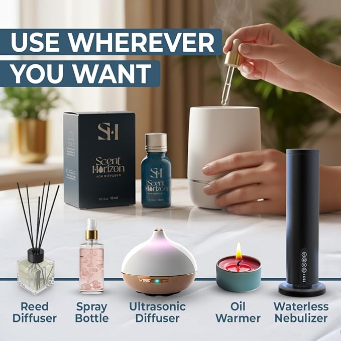 Inspired by Ritz Carlton Scent Diffuser Oil Refill, 0.5 fl oz | 15 ml, Premium Fragrance Oil for Ultrasonic and Waterless Diffusers and Crafting, Hotel, Luxury Oils for Home Aromatherapy