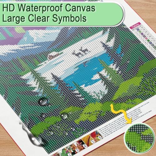DOZEEZOP 6-Pack Diamond Art Kit for Adults, 5D Diamond Painting 12x16 Inch - Image 4