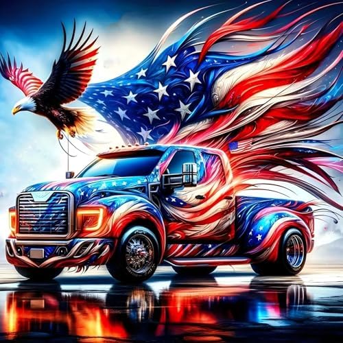 Diamond Art Kits for Adults, Eagle Diamond Art Painting Kits for Adults by croshom