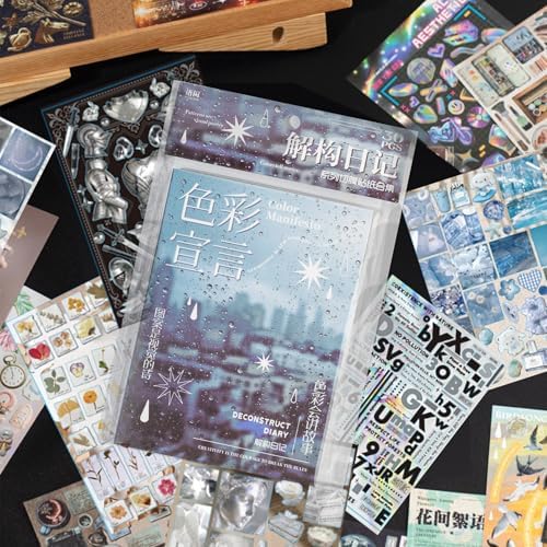 800+ Pcs Y2K Sticker Book - 30 Sheets Vintage Cut-Out Stickers for Junk Journals & Scrapbooking | Retro Ephemera Pack, Journaling Supplies, Craft Embellishments by JUNKJWBZ%7CPeelStickInspir