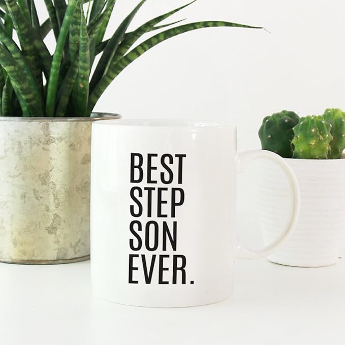 Andaz Press 11oz. Coffee Mug Birthday Gift, Best Step Son Ever, 1-Pack