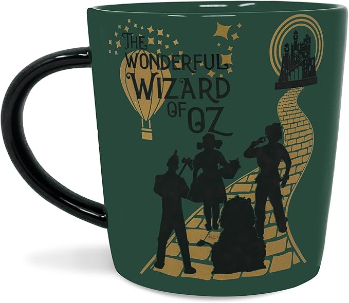 Steel Mill & Co The Wonderful Wizard of Oz Mug, Cute Coffee/Tea Ceramic Mug with Handle for Book Club, Book Themed Coffee Cup (Wizard of Oz)