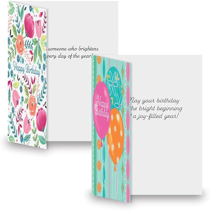 Current Thoughtful Wishes All Occasion Value Pack - 20 Cards With Envelopes, Celebration, Get Well, Sympathy, Birthday, Anniversary & Thinking of You Variety, Large 5" x 7" Assortment, 10 Design Set
