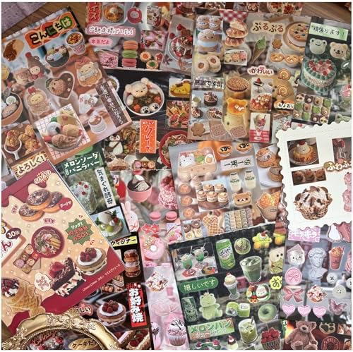 Japanese Stickers Book for Journaling Supplies, Japanese Stickers for DIY - Image 2