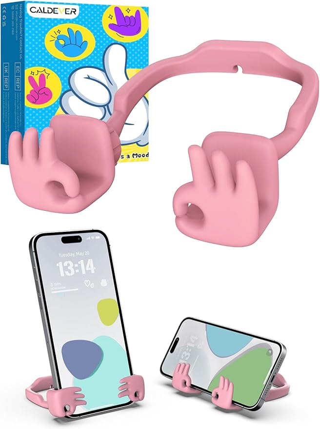 Christmas Stocking Stuffers for Teens Girls Kids Women: Funny Gifts OK Sign Phone Stand Cell Phone Holder for Desk Teenage Adults Wife Mom Daughter Birthday Gifts Unique Cool Gadget Trendy Stuff Ideas