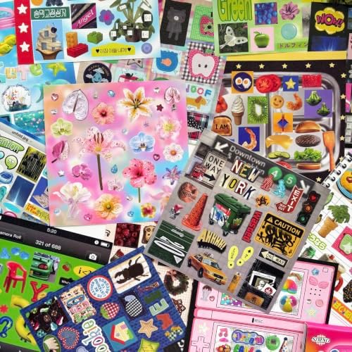 Dreamcore Japanese Sticker Book for Journaling Supplies,Stickers for DIY - Image 5