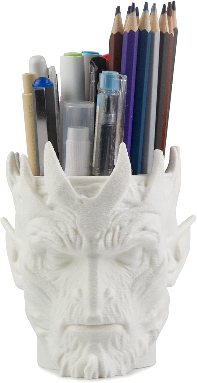 Creavie Cool King Pen Pencil Holder, Multifunctional Stationery Pen Holder Makeup Brush Holder Kitchen Storage Cup