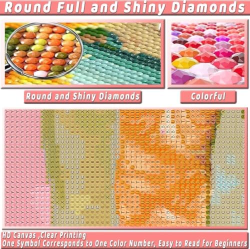 Orange Cat Diamond Art Kits for Adults Diamond Painting Kit for Beginner - Image 6