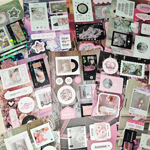200+ Japanese Stickers Book Set,20 Sheets Kawaii Stickers Book for Scrapbooking,Korean INS Stickers for Junk Journal,Calendar,Bullet Journaling,Planner,DIY Craft(Minimalist Style 3) - Image 2