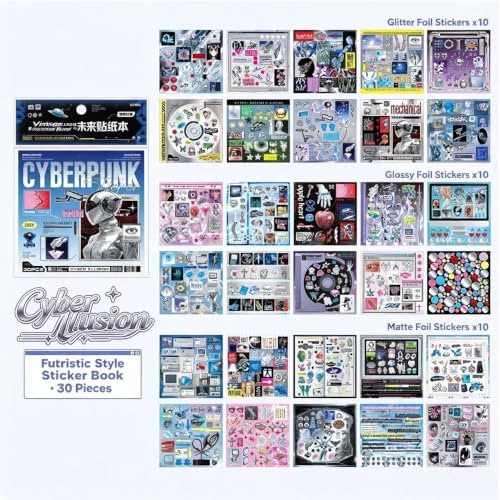 Alideco 30pcs Scrapbook Stickers Vintage Gourmet Desserts Sticker Book for Adults Sticker journaling Stickers for Scrapbooking (saibohuanxiang) - Image 2