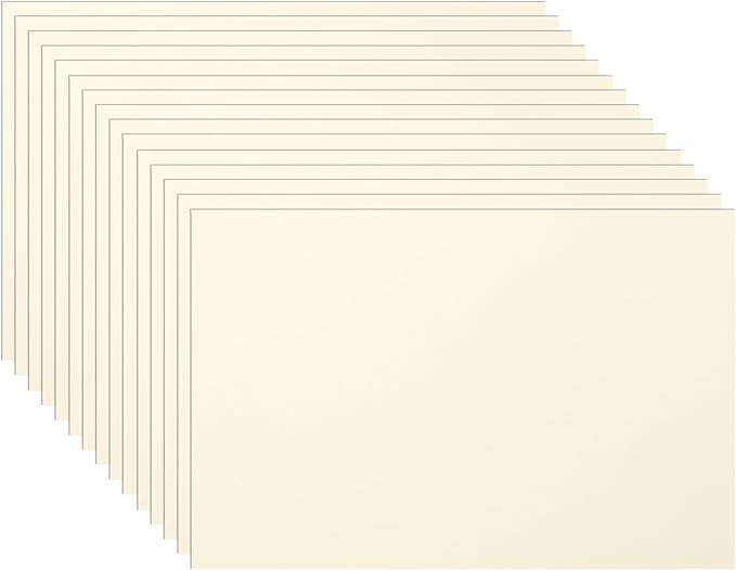 150 Sheets Cream Cardstock 4 x 6 Ivory Paper, 300gsm/110lb Heavyweight Flat Off White Card Stock Art Paper for Card Making, Greeting Cards, Graduations, School Crafting, Invitations