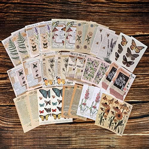 EWPJDK 200 PCS Vintage Scrapbook Supplies for Junk Journal - Image 4