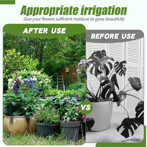 Plastic Watering Can - for Indoor and Outdoor Home Garden Plants - with Long Spout -Emerald Green - 1/4 Gallon - Image 3