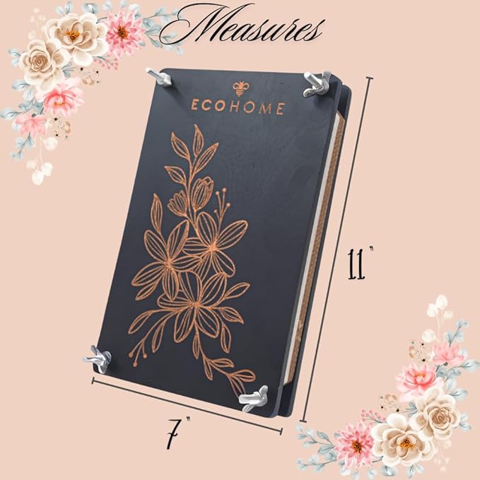 ECOHOME Flower Press Kit for Preserving Plants and Pressed Flowers - Empower Your Creativity with Botanical Art & Craft Supplies to Preserve Cherished Nature Memories