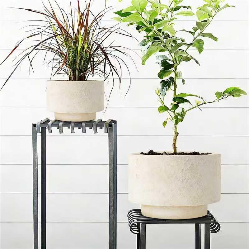 Succulent Pots, 8"+6" Plant Pots, Ceramic Planters for Indoor Plants - Image 5