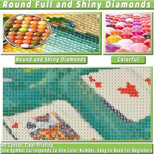 4 Pack Square Diamond Art Kits for Adults Diamond Painting Kit for Beginner - Image 6