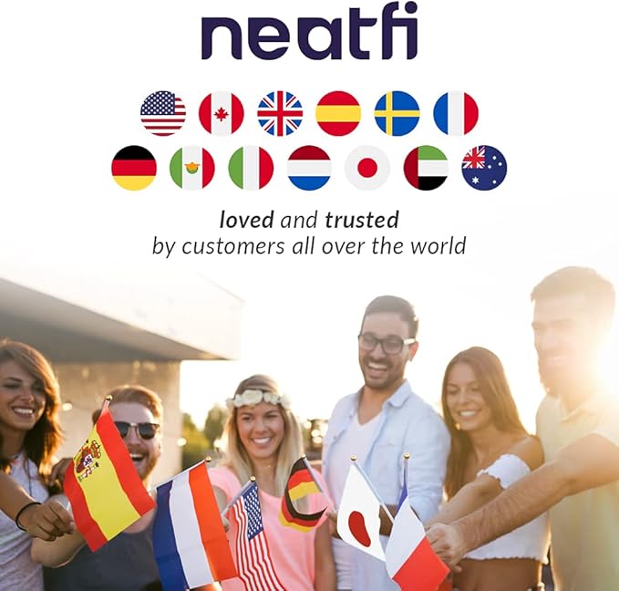 Neatfi XL 2,200 Lumens LED Desk Lamp, 23 Inches 24W, Adjustable Arm, Dimmable, Eye Caring, Nail Light for Home, Office, Study Lamp (Non-CCT with Clamp, Silver)