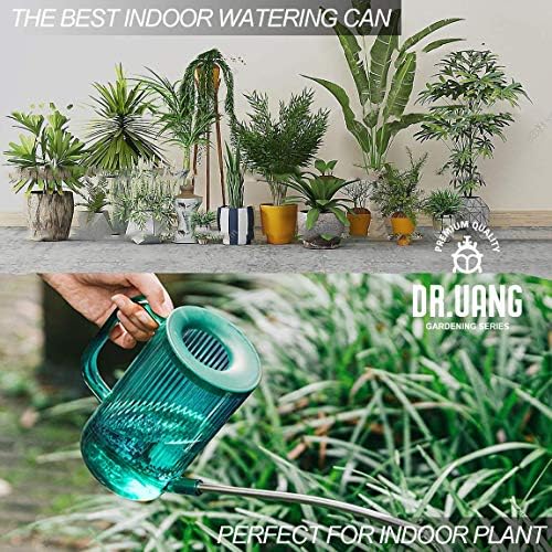 Small Watering Can Indoor Plants with Long Spout (1L, Emerald) - Image 7