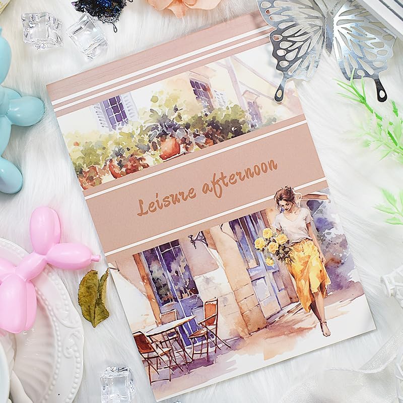 Alideco 20pcs Vintage Scrapbook Stickers Europe and The United States Figure Flowers Sticker Book for Adults Sticker journaling Stickers for Scrapbooking (xiuxianwuhou) - Image 2