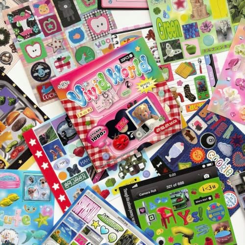 Dreamcore Japanese Sticker Book for Journaling Supplies,Stickers for DIY - Image 3
