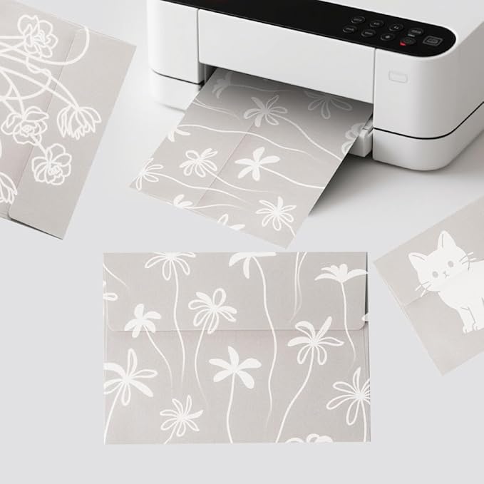 Keketer A7 Metallic Silver 5x7 Envelopes 50 Pack Self - Seal, for 5x7 Cards, Weddings, Invitations, Baby Shower 5.25 x 7.25 Inches