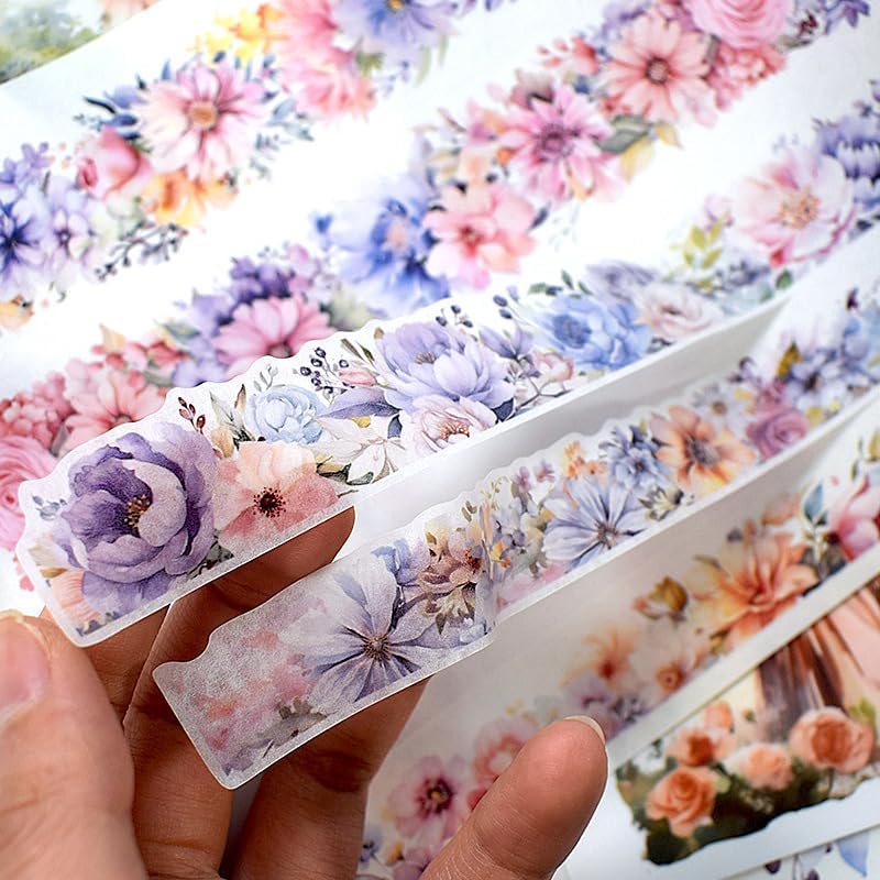 Alideco 20pcs Vintage Scrapbook Stickers Europe and The United States Figure Flowers Sticker Book for Adults Sticker journaling Stickers for Scrapbooking (chuntiandeshengyin) - Image 2