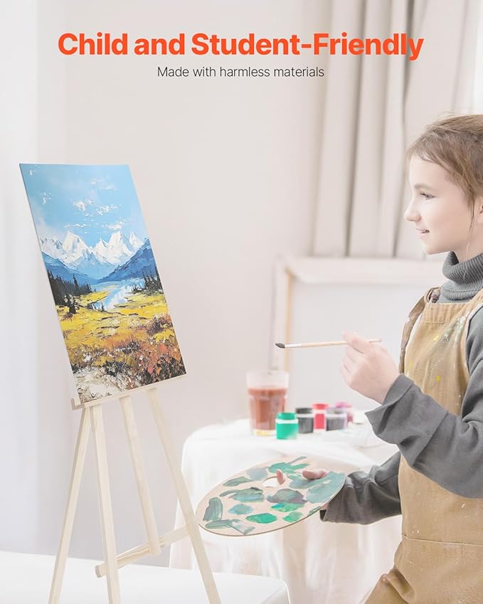 VEVOR Canvas Boards for Painting, 12 x 16 Inch White Canvases for Painting, 24 Pack Painting Canvas Panels for Sketching, Acrylic and Oil Painting, Watercolor, Paint Canvas for Kids and Professionals