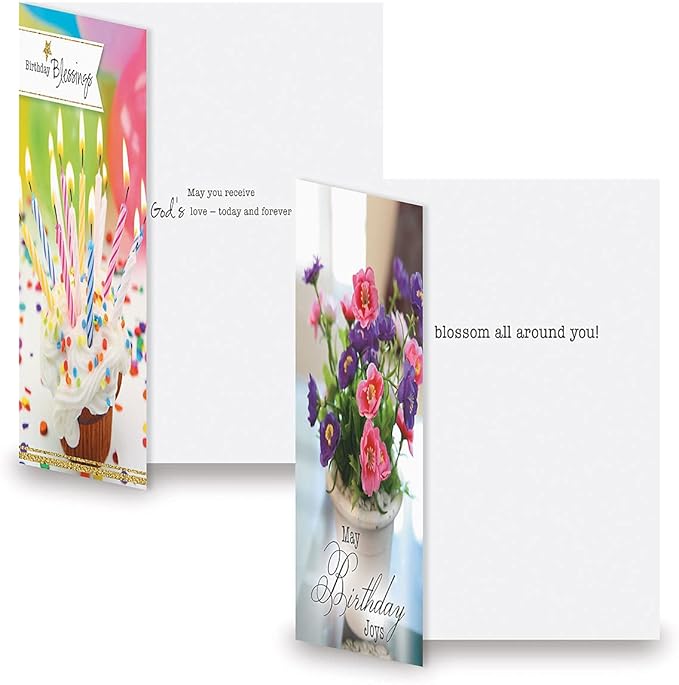 Current Faith All Occasion Value Pack - 20 Cards With Envelopes, Celebration, Get Well, Sympathy, Birthday, Anniversary & Thinking of You Variety, Large 5" x 7" Assortment, 20 Design Set