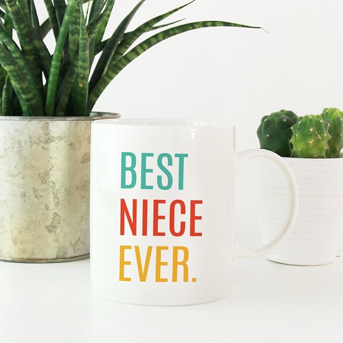 Andaz Press 11oz. Coffee Mug Birthday Gift, Best Niece Ever, 1-Pack