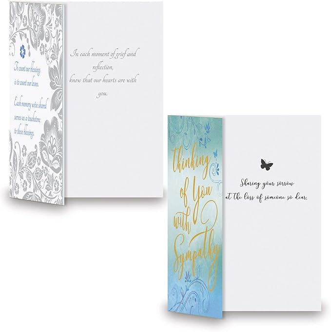 Current Deluxe Foil All Occasion Value Pack - 20 Cards With Envelopes, Celebration, Get Well, Sympathy, Birthday, Anniversary & Thinking of You Variety, Large 5" x 7" Assortment, 10 Design Set