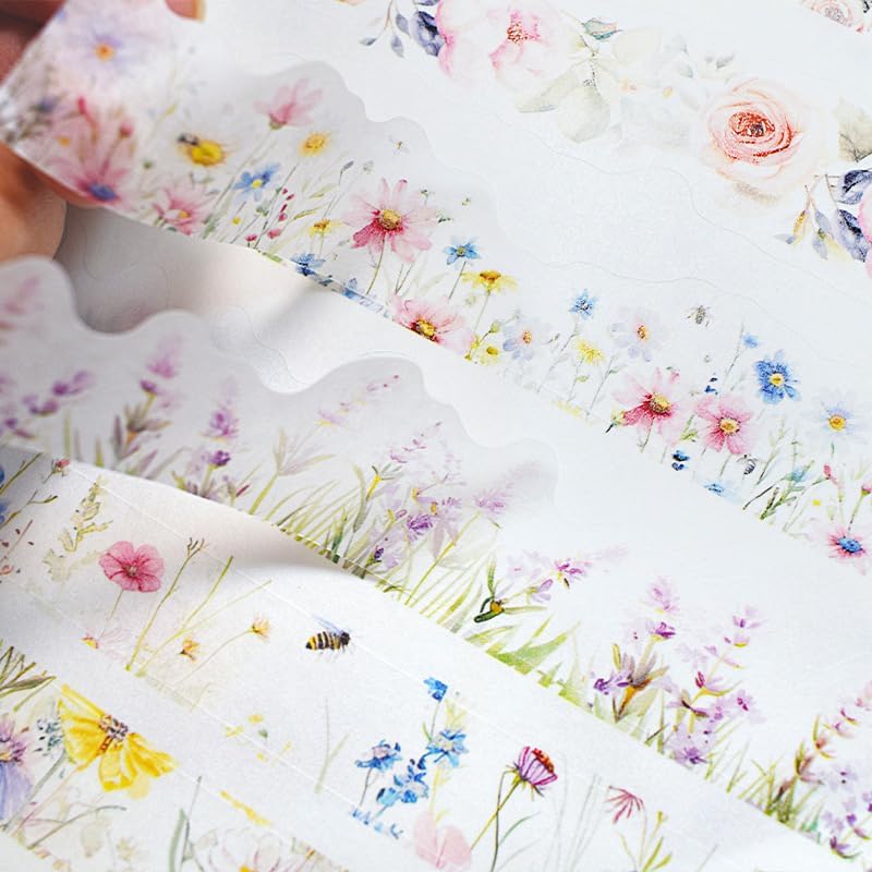 Alideco 20pcs Vintage Scrapbook Stickers Europe and The United States Figure Flowers Sticker Book for Adults Sticker journaling Stickers for Scrapbooking (qihuantonghua) - Image 5