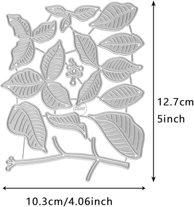DzIxY Patchwork Tree Branches Leaves Flowers Metal Cutting Dies for Card Making Kit Embossing Paper Die Cuts Set Scrapbook Stencils Supplies Machine Templates