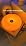 Orange Donut Lamp, Cordless Rechargeable Table & Wall Light, Touch Dimmable - Image 7