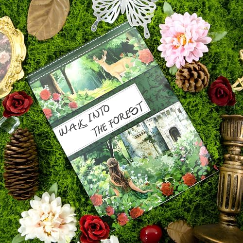 Snycler Forest Wilderness Theme Sticker Scrapbooking Supplies for Junk Journal, 20 Sheets PET Stickers - Vintage Journaling Stickers, Ephemera Sticker Book Pre Cut, Junk Journal Supplies, Planner - Image 2
