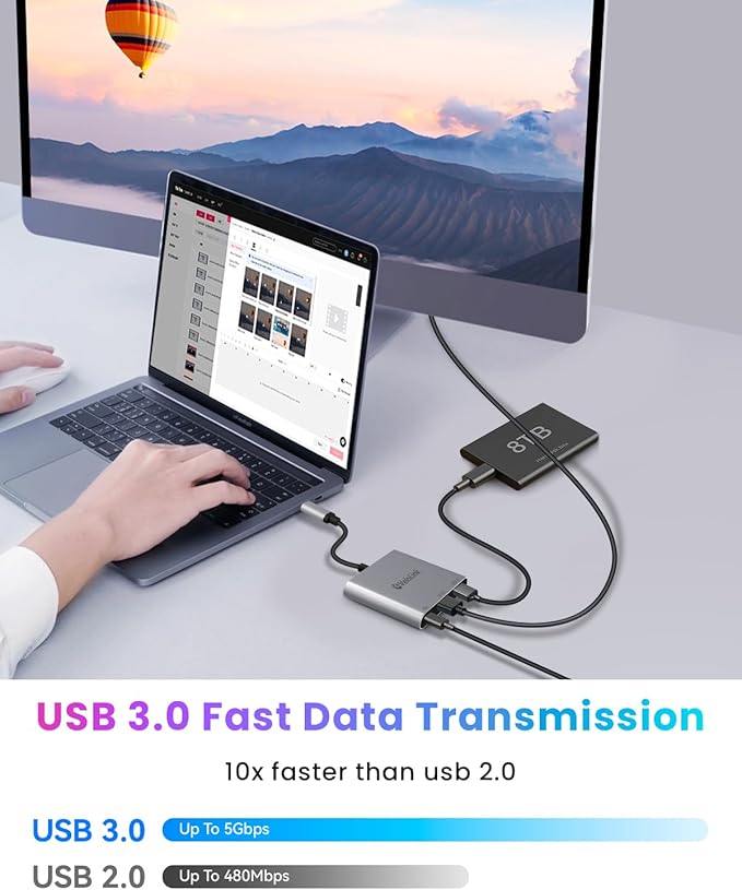USB c to hdmi/usbc hdmi/USB-c to HD Adapter,USB c HD with PD Charger 4K30 Hz HDMI to C Adapter, USB C Hub Multiport AV Converter Compatible with MacBook,Laptops, (USBC Hdmi 4K60Hz)